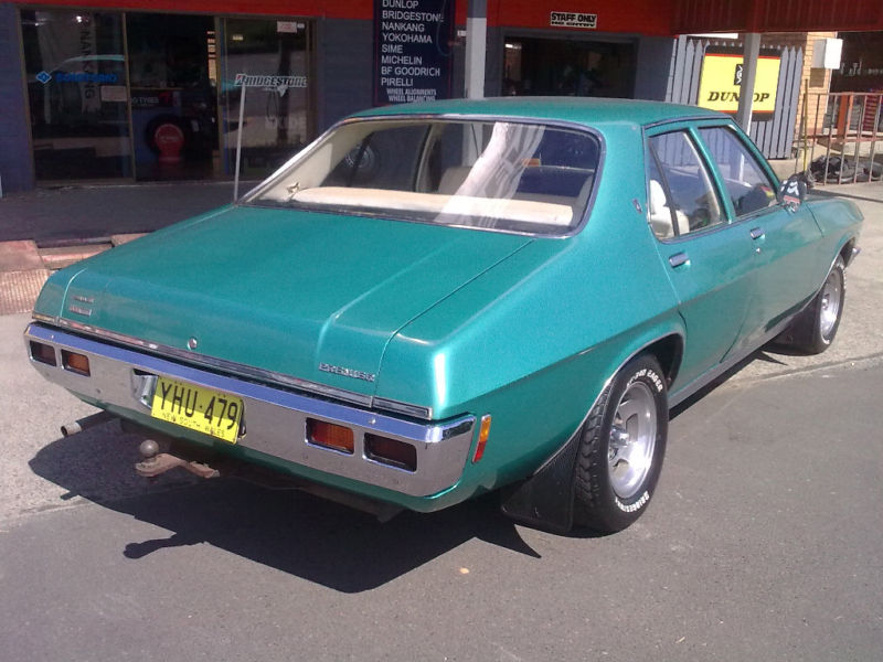 HQ Holden in Taormina Aqua Met — Premier Sedan