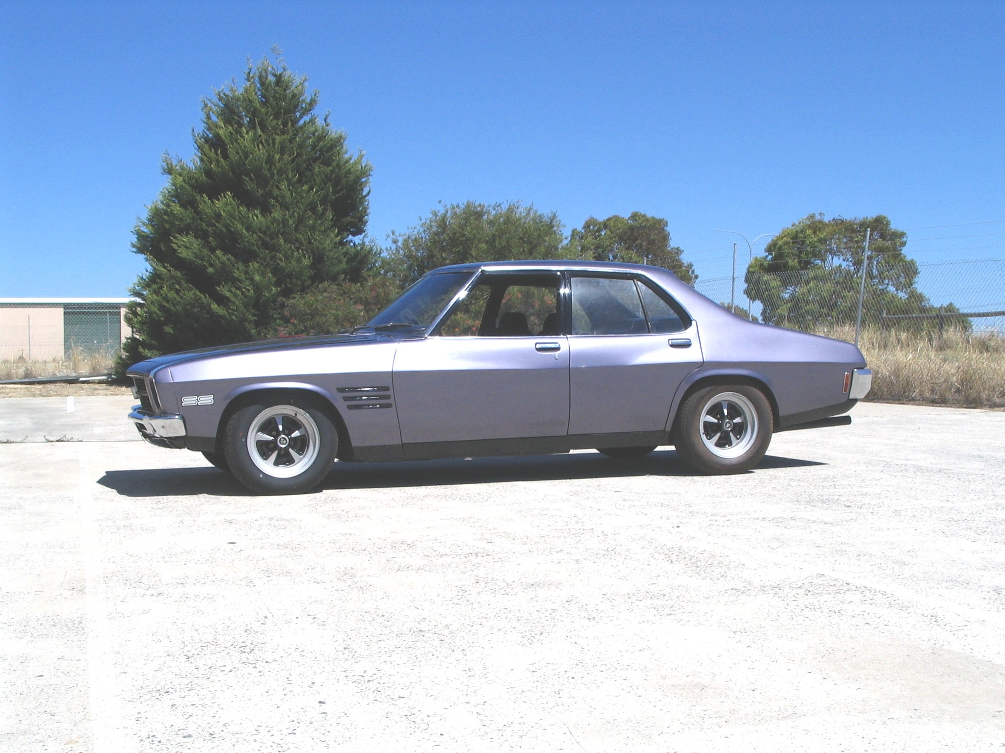 HQ Holden in Ultra Violet (Smokey)  Met — SS Sedan