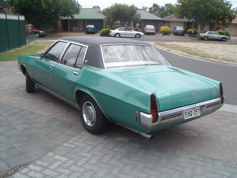 HQ Holden in Taormina Aqua Met — Statesman Custom Sedan