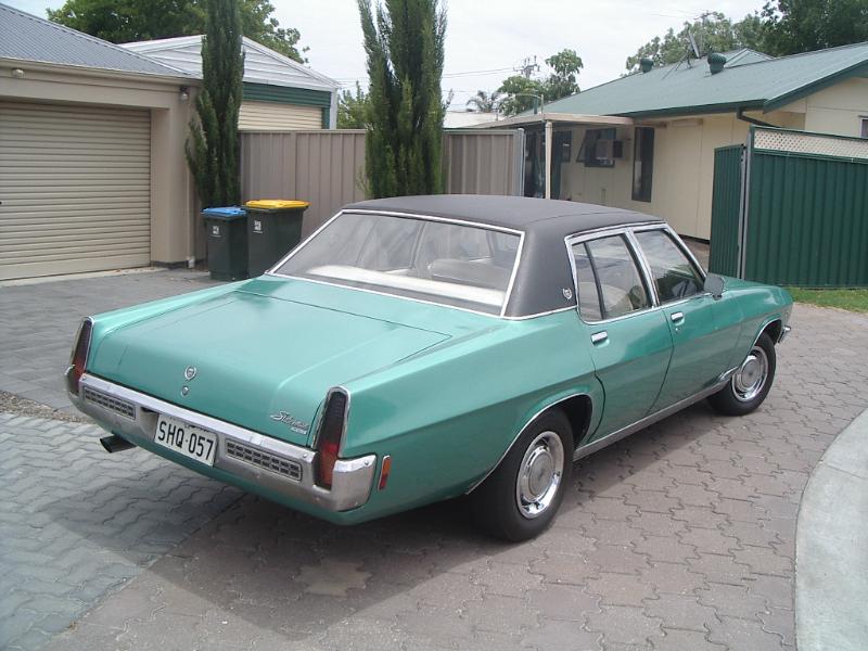 HQ Holden in Taormina Aqua Met — Statesman Custom Sedan