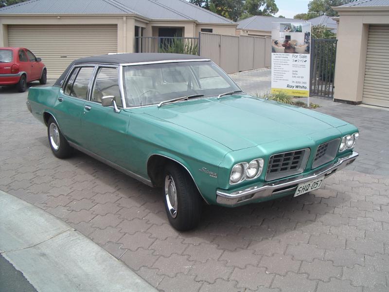HQ Holden in Taormina Aqua Met — Statesman Custom Sedan