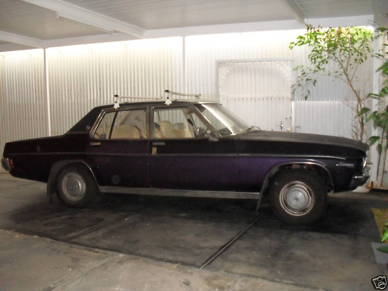 HQ Holden in Glacier White over Amethyst Met — Statesman Custom Sedan