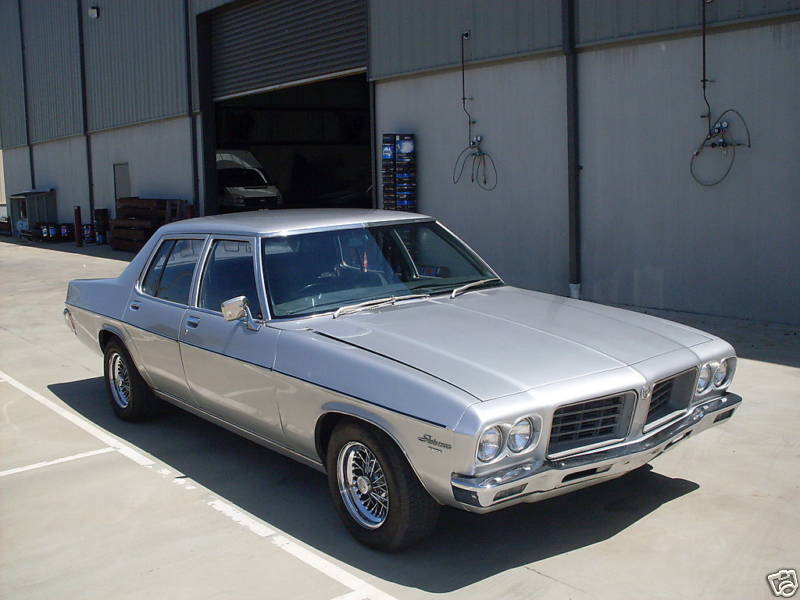 HQ Holden in Baroda Silver Mk1 Met — Statesman Custom Sedan