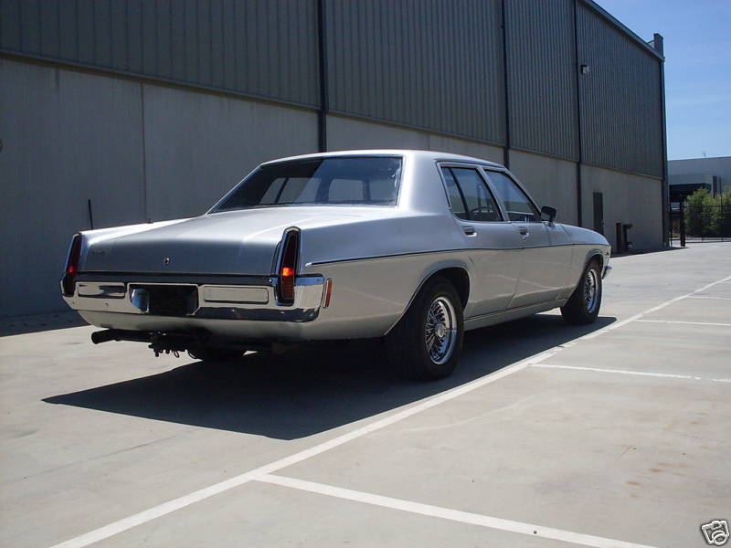HQ Holden in Baroda Silver Mk1 Met — Statesman Custom Sedan