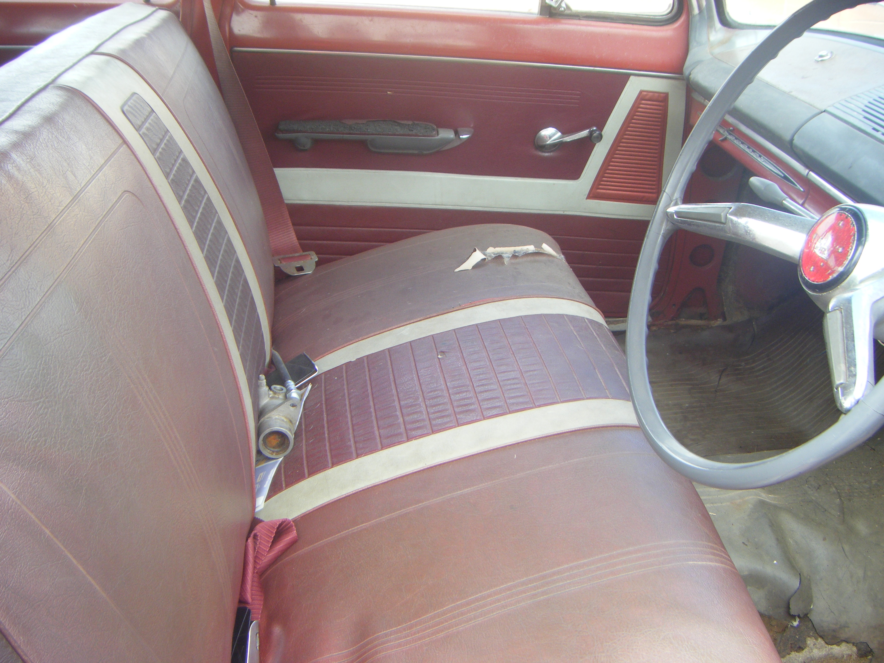 EJ Holden with Garnet & Bolero Red with Feathertop Grey trim — Special Station Sedan