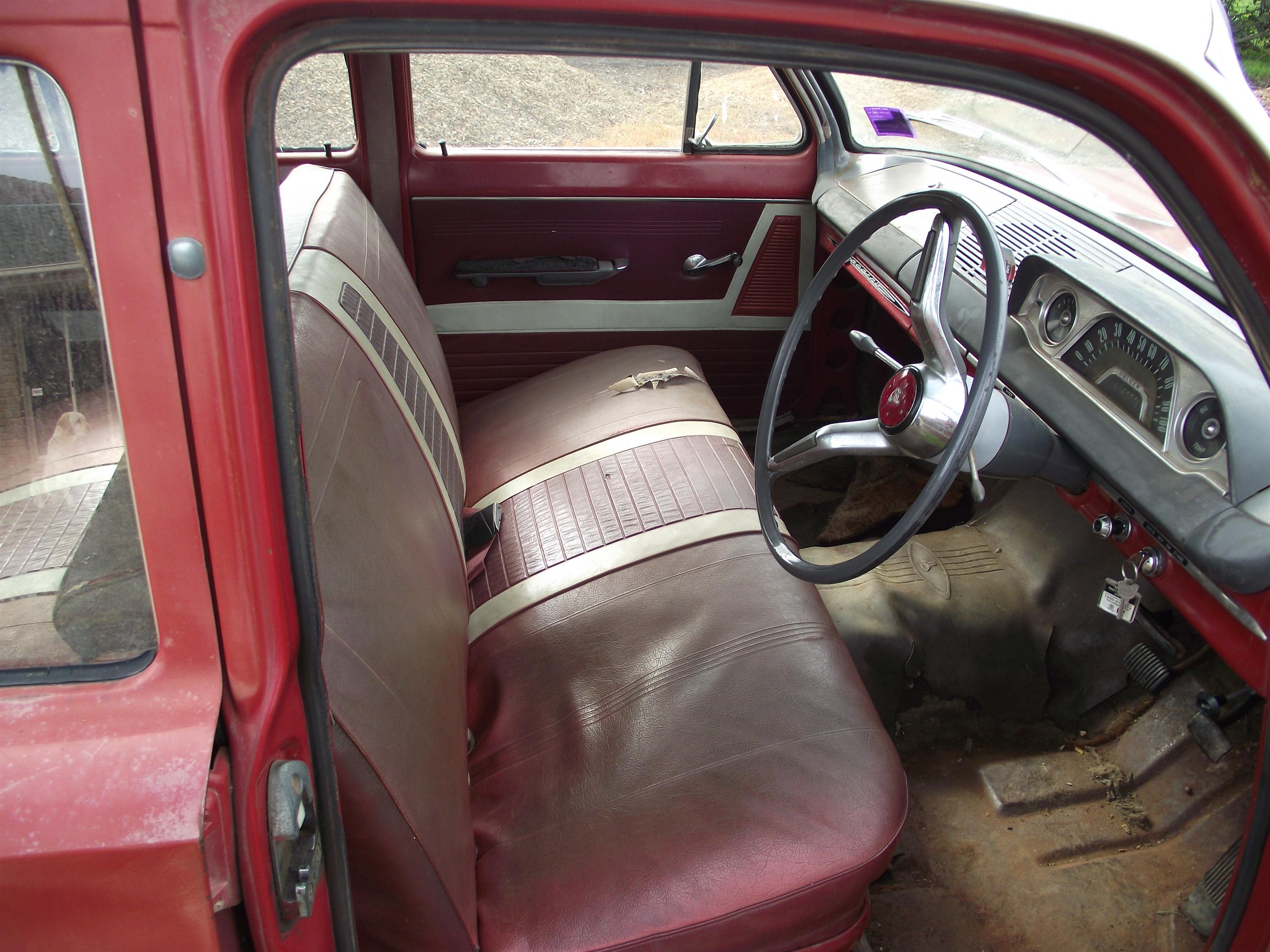 EJ Holden with Garnet & Bolero Red with Feathertop Grey trim — Special Station Sedan