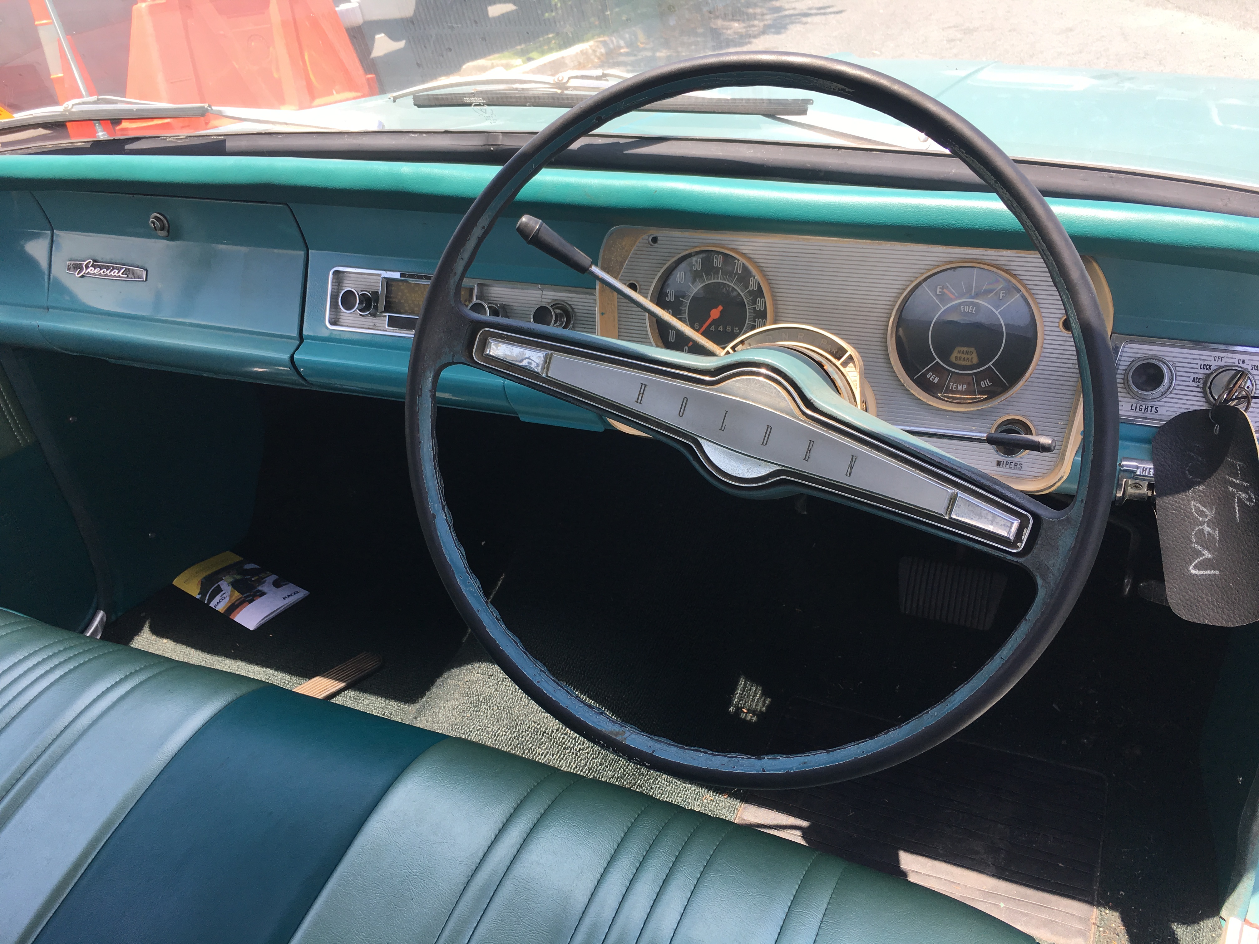 HR Holden with Dawson & Alaskan Aqua trim — Special Sedan