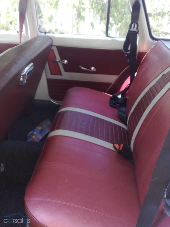 EJ Holden with Garnet & Bolero Red with Feathertop Grey trim — Special Station Sedan