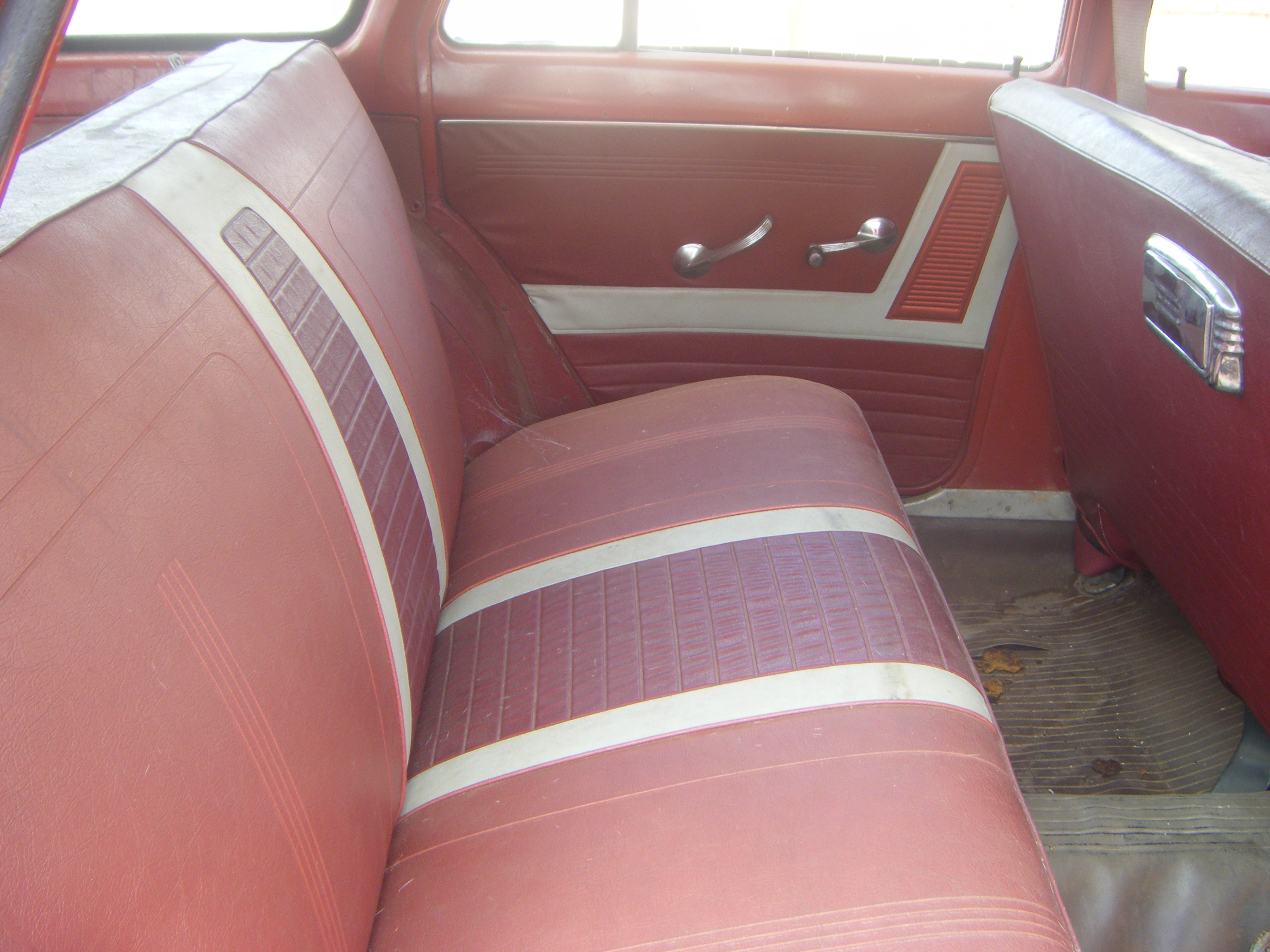 EJ Holden with Garnet & Bolero Red with Feathertop Grey trim — Special Station Sedan