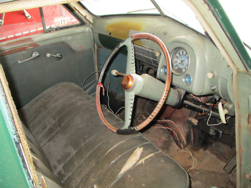FJ Holden with Gully Green Vinyl trim — Standard Sedan