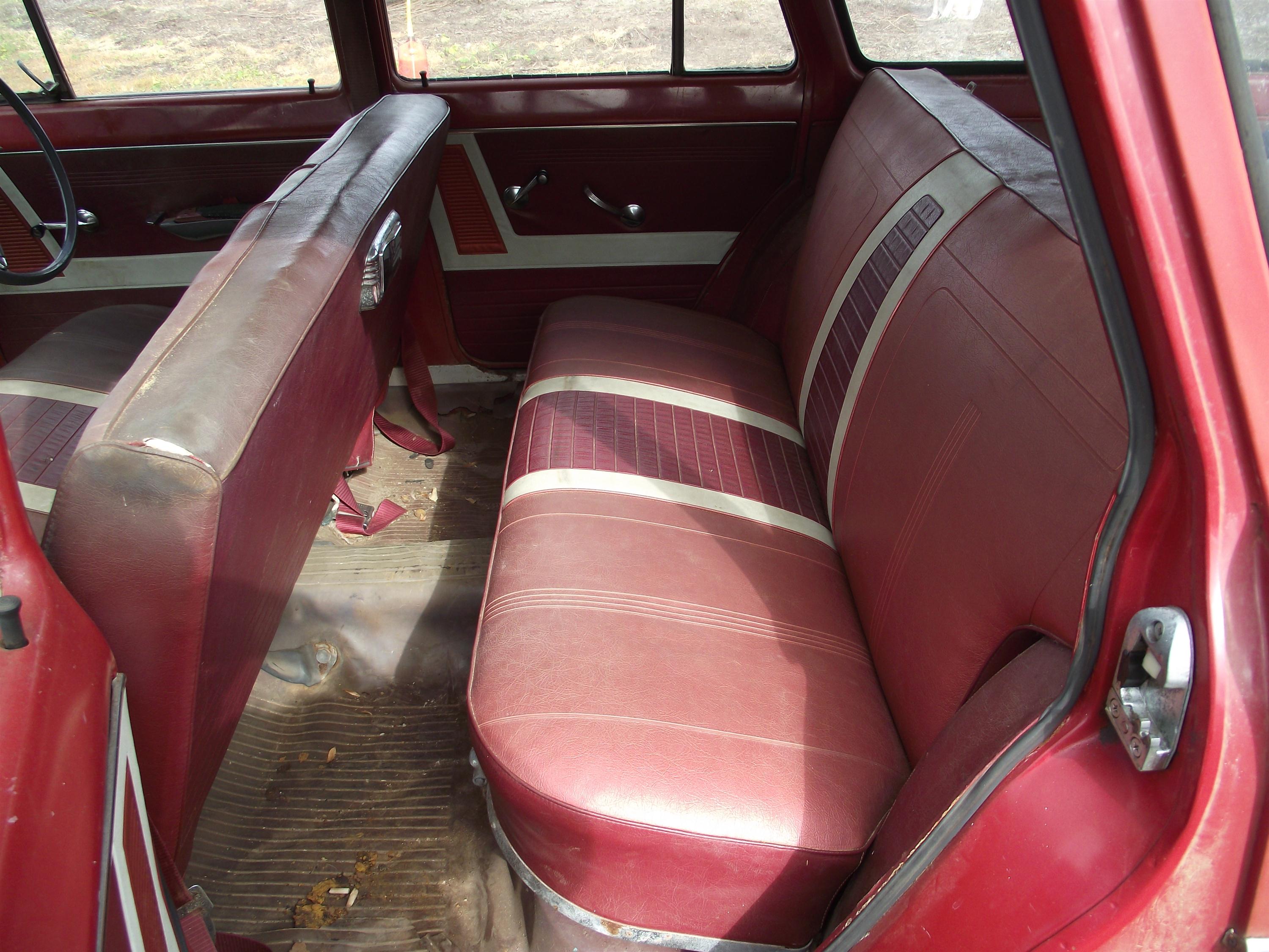 EJ Holden with Garnet & Bolero Red with Feathertop Grey trim — Special Station Sedan