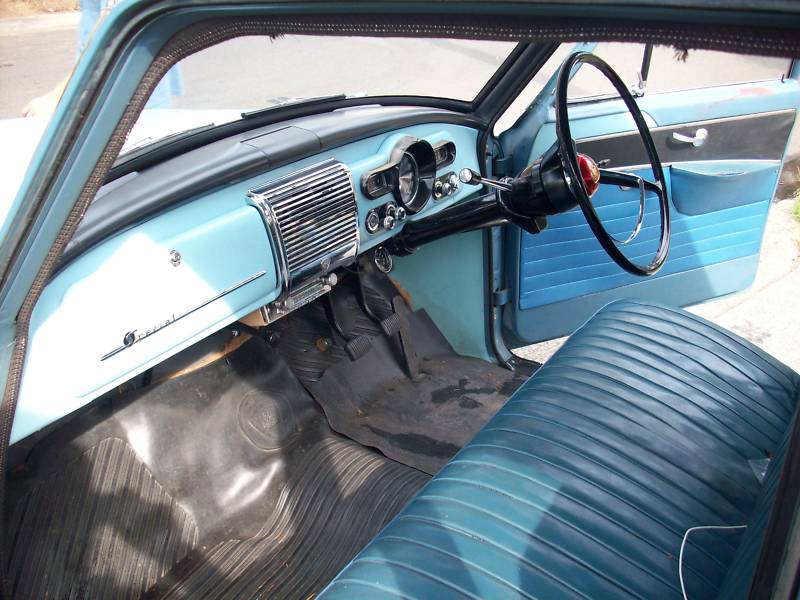 FC Holden with Viscount Blue & Black trim — Special Sedan