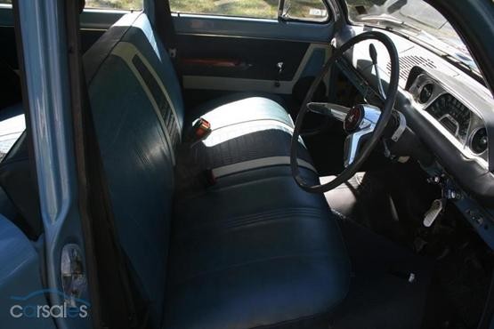 EJ Holden with Saxe & Columbine Blue with Feathertop Grey trim — Special Station Sedan