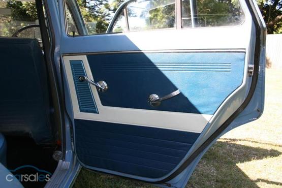 EJ Holden with Saxe & Columbine Blue with Feathertop Grey trim — Special Station Sedan