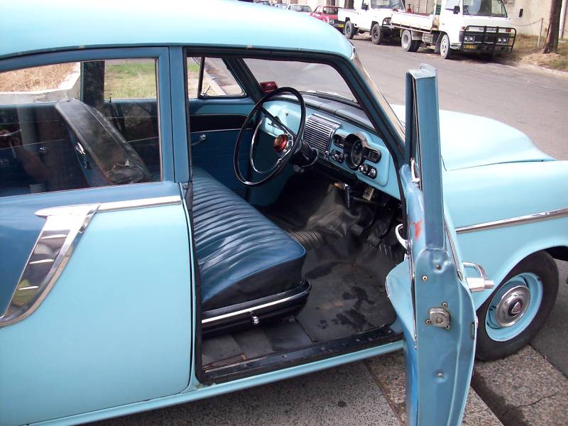 FC Holden with Viscount Blue & Black trim — Special Sedan