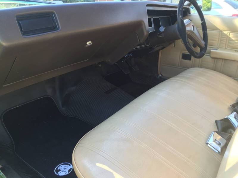 HQ Holden with Antique Saddle/Brown Vinyl Bench trim — Belmont Coupe-Utility