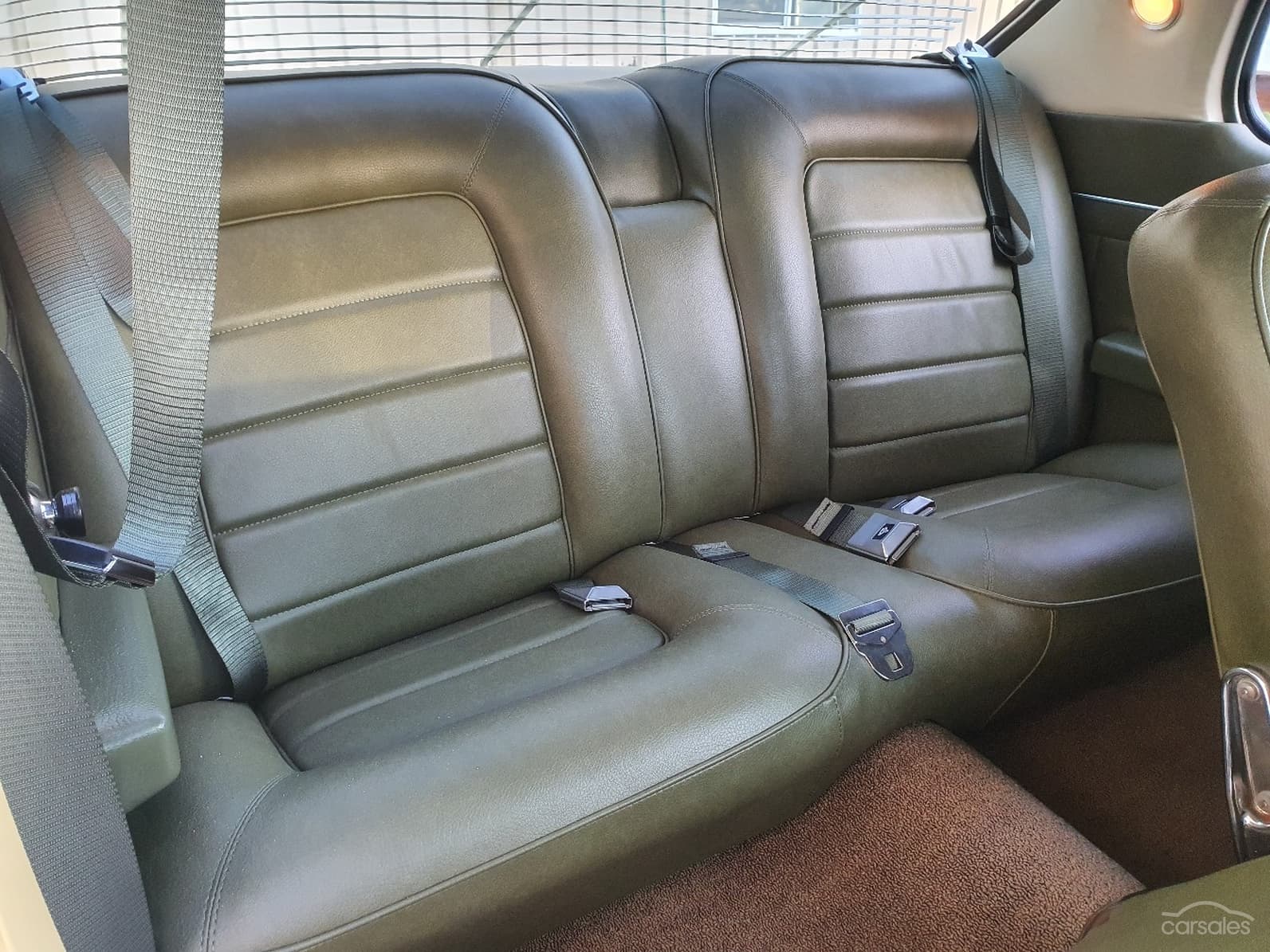 HQ Holden with Olive Green Vinyl trim — Monaro GTS Coupe