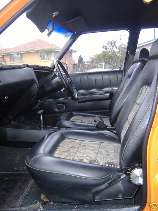 HQ Holden with Black Ranier Cloth insert trim — Monaro GTS/4