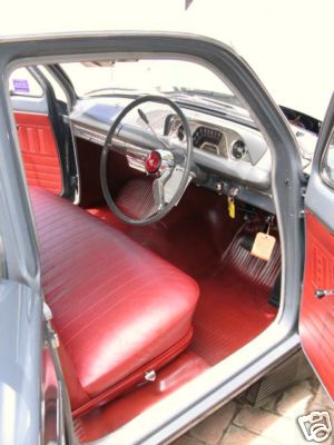 EH Holden with Garnet & Bolero Red trim — Special Sedan