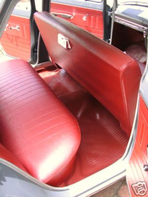 EH Holden with Garnet & Bolero Red trim — Special Sedan