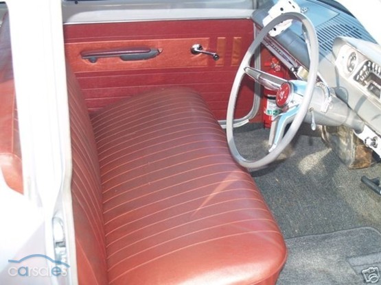 EH Holden with Garnet & Bolero Red trim — Special Station Sedan