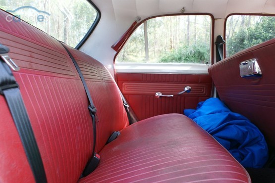 HD Holden with Mephisto & Garnet Red trim — Special Sedan