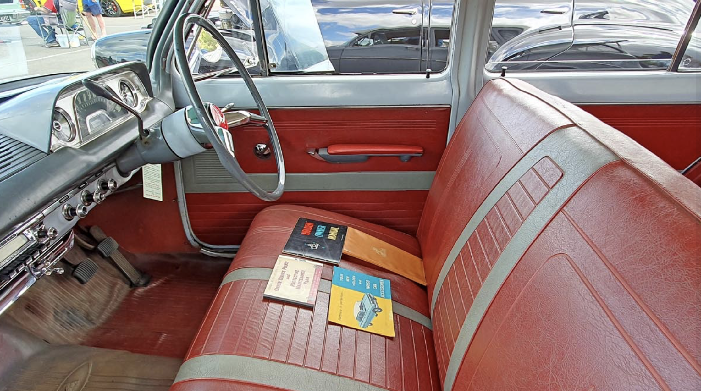 EJ Holden with Bolero Red & Madison Grey trim — Special Station Sedan