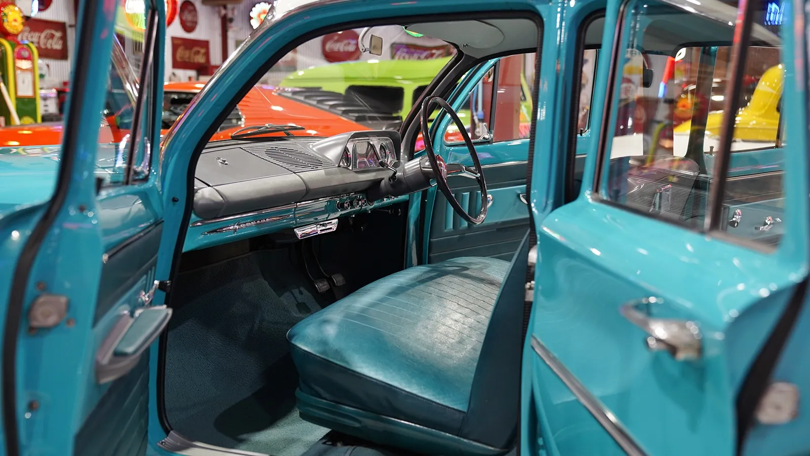 EH Holden with Gem & Tiara Turquoise trim — Special Station Sedan