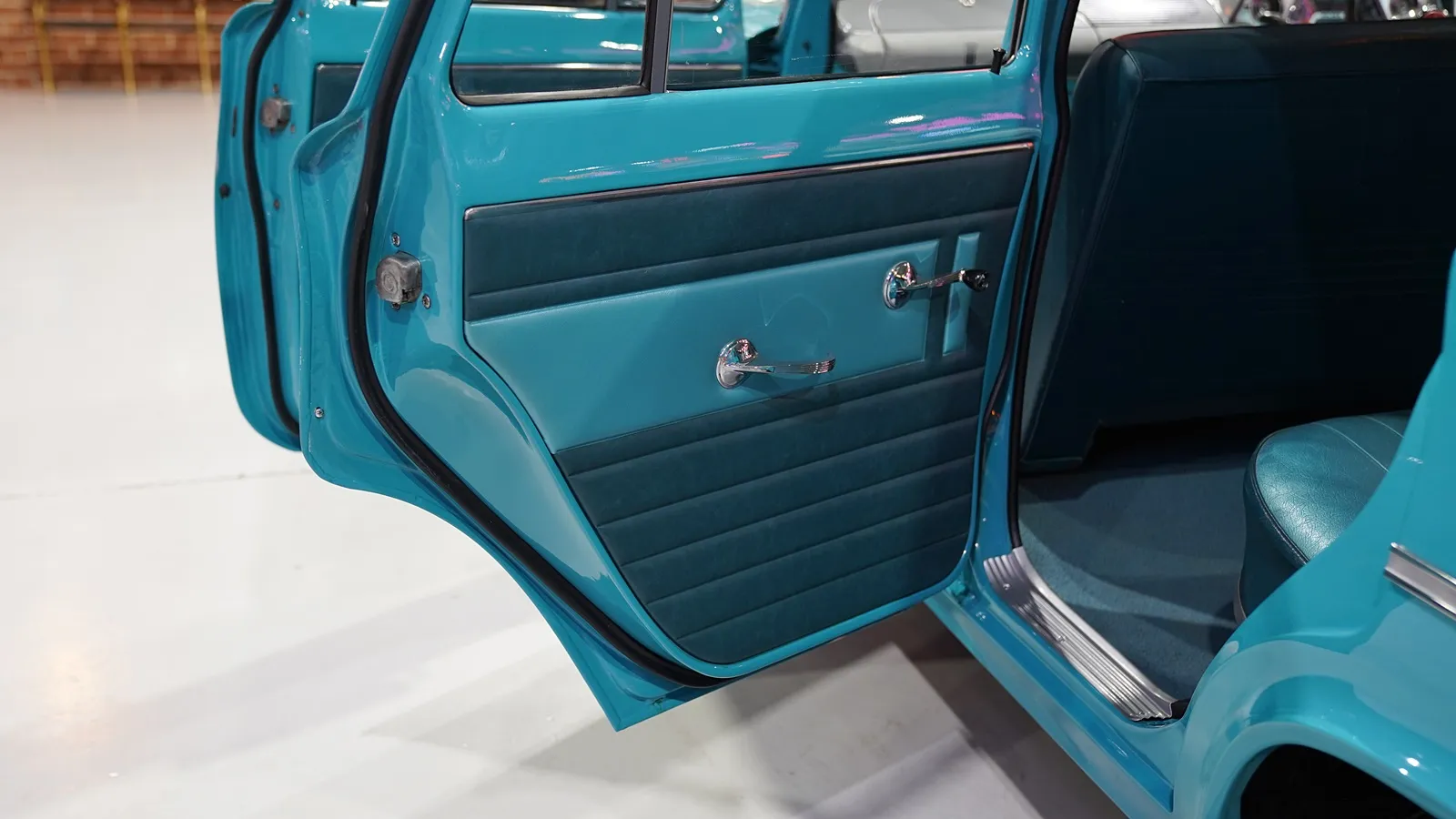 EH Holden with Gem & Tiara Turquoise trim — Special Station Sedan