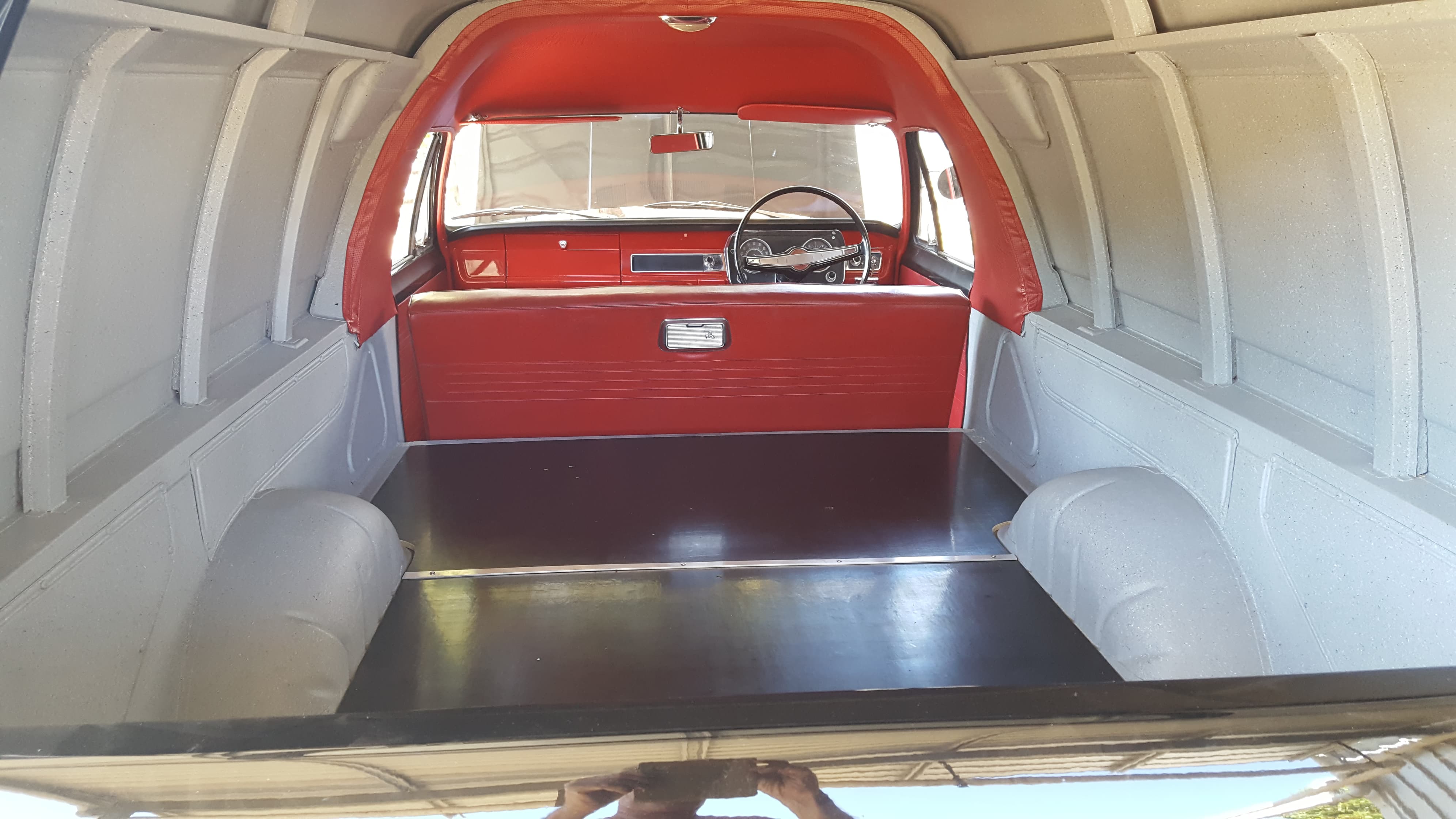 HD Holden with Mephisto Red trim — Panel Van