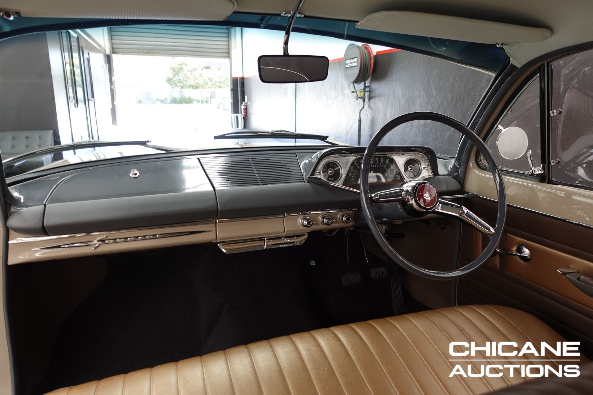 EH Holden with Aztec Gold & Jamboree Brown trim — Special Station Sedan