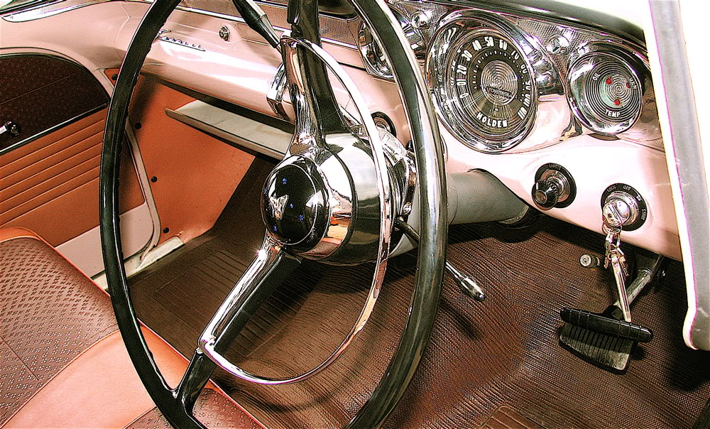 EK Holden with Rose Coral & Barossa Maroon trim — Special Sedan