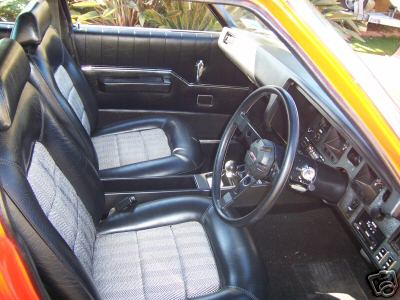 HQ Holden with Black Ranier Cloth insert trim — Monaro GTS/4