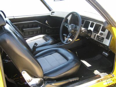 HQ Holden with Black Ranier Cloth insert trim — Monaro GTS Coupe