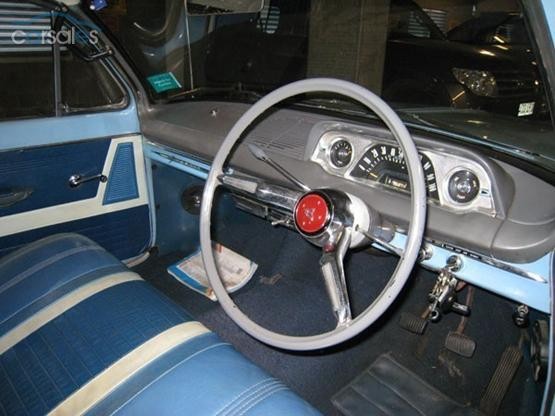 EJ Holden with Saxe & Columbine Blue with Feathertop Grey trim — Special Sedan