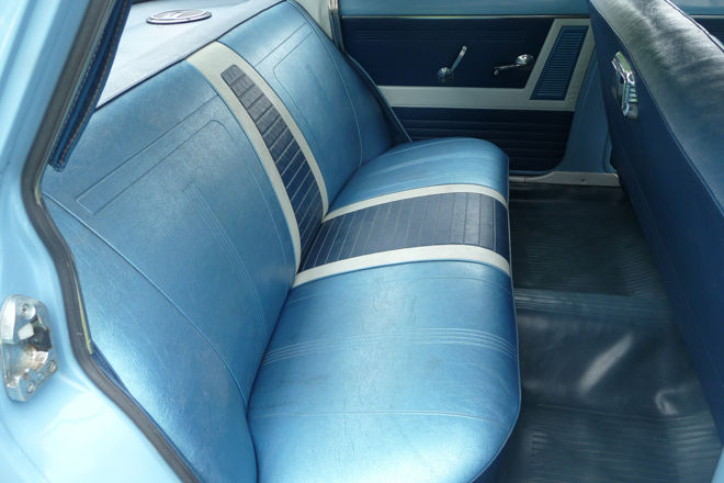 EJ Holden with Saxe & Columbine Blue with Feathertop Grey trim — Special Sedan