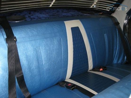 EJ Holden with Saxe & Columbine Blue with Feathertop Grey trim — Special Sedan