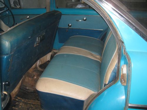 EK Holden with Mosaic & Jewel Turquoise with Stardust Grey trim — Special Station Sedan