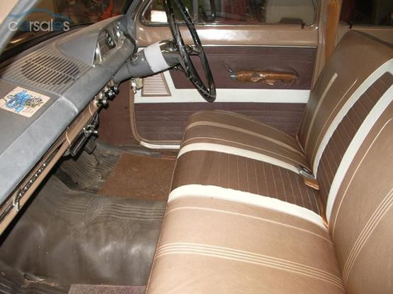 EJ Holden with Aztec Gold & Jamboree Brown with Feathertop Grey trim — Special Sedan