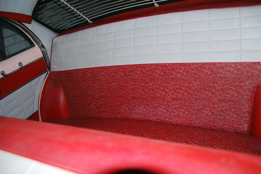 FB Holden with Mephisto & Chianti Red with Stardust Grey Bolsters trim — Special Sedan