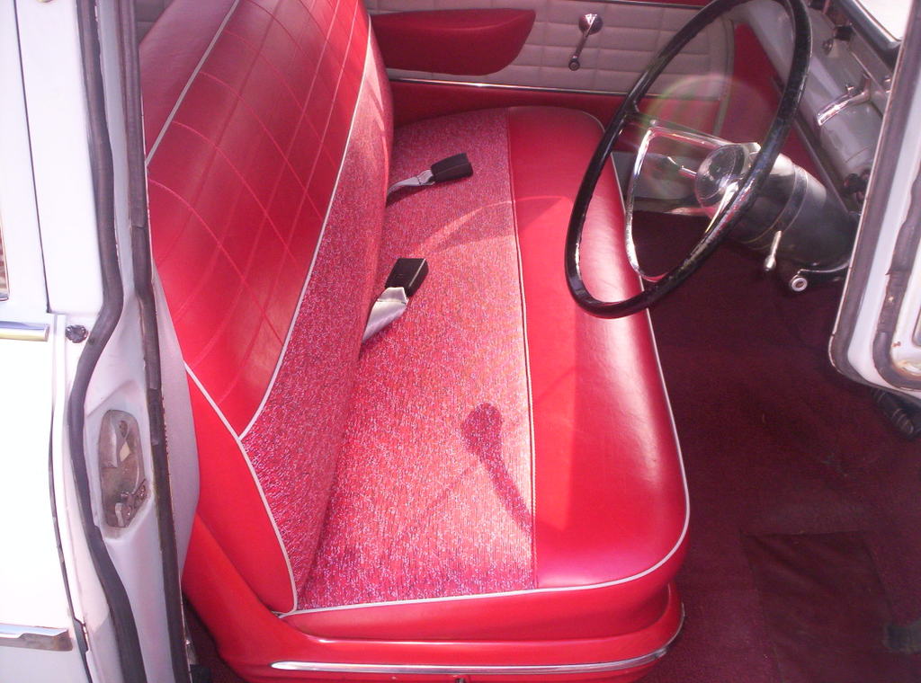 FB Holden with Mephisto & Chianti Red with Stardust Grey Bolsters trim — Special Sedan