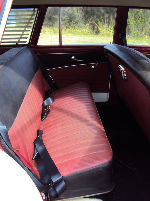 FC Holden with Rif Red & Black trim — Special Station Sedan