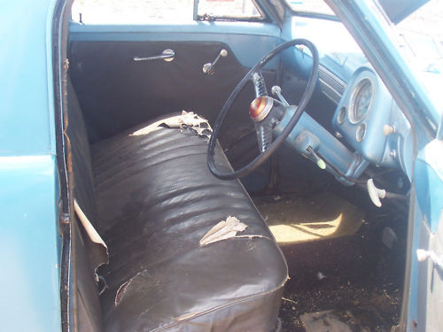 FJ Holden with Mountain Blue Vinyl trim — Coupe-Utility