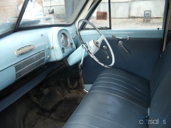 FJ Holden with Horizon Blue Vinyl trim — Coupe-Utility