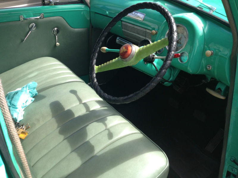 FJ Holden with Gully Green Vinyl trim — Standard Sedan