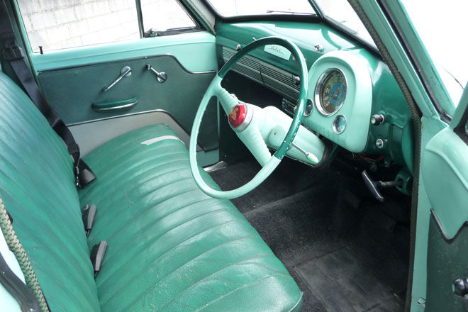 FJ Holden with Blue Green Leather trim — Special Sedan