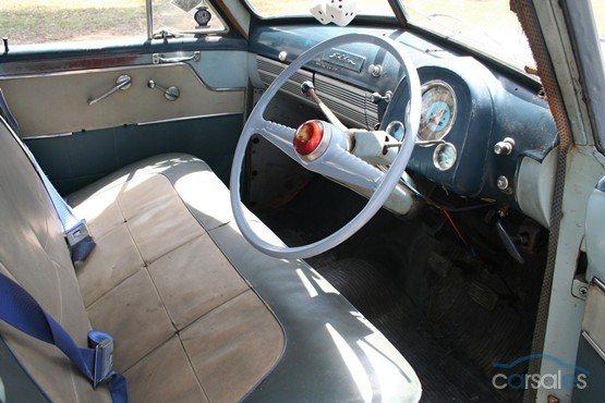 FJ Holden with Luxor Blue & Cosmos Grey trim — Special Sedan