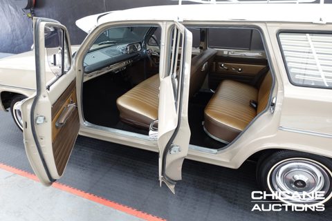 EH Holden with Aztec Gold & Jamboree Brown trim — Special Station Sedan